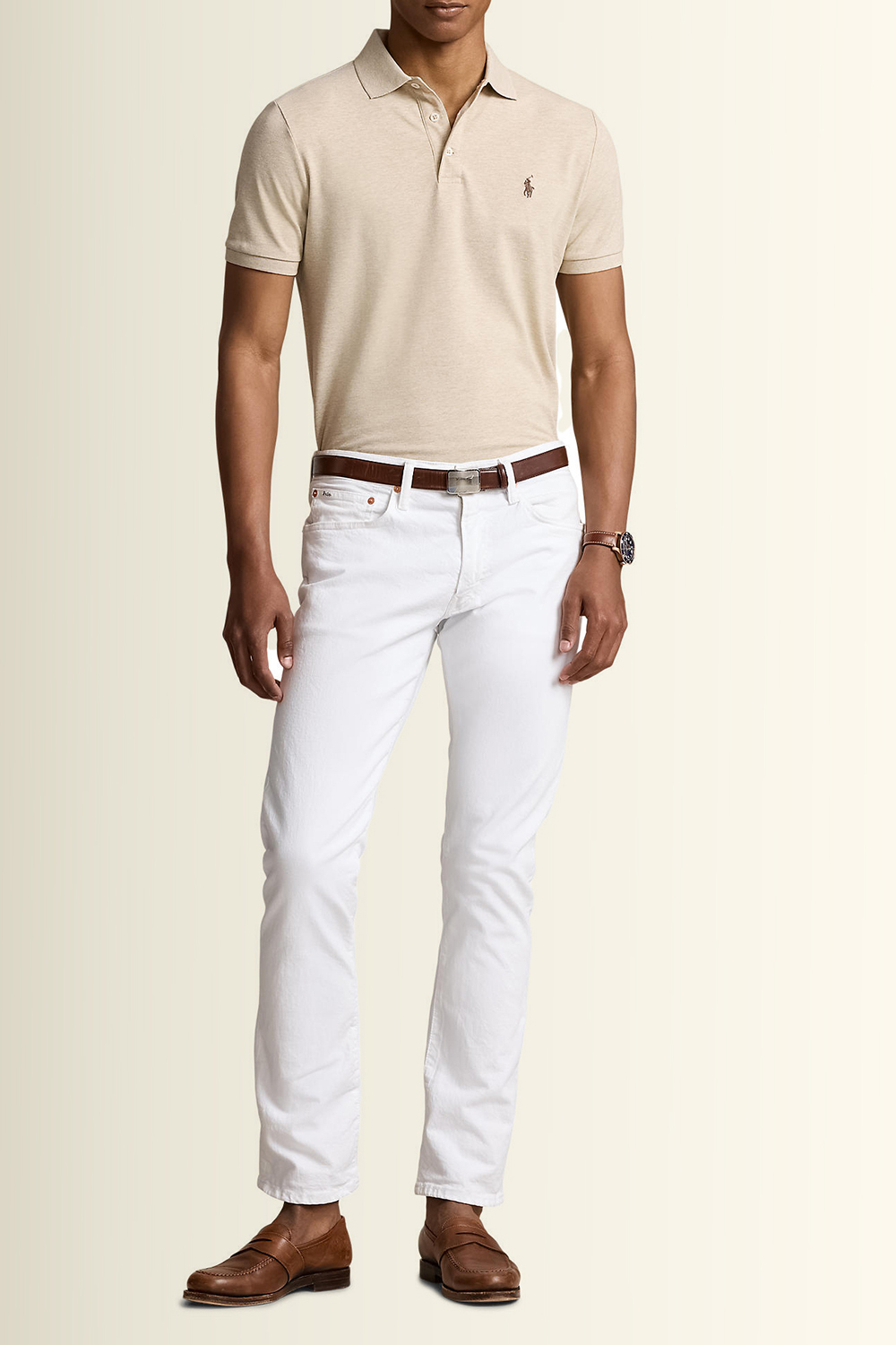 תמונת כל הלוק של חולצת פולו קצרה POLO RALPH LAUREN
